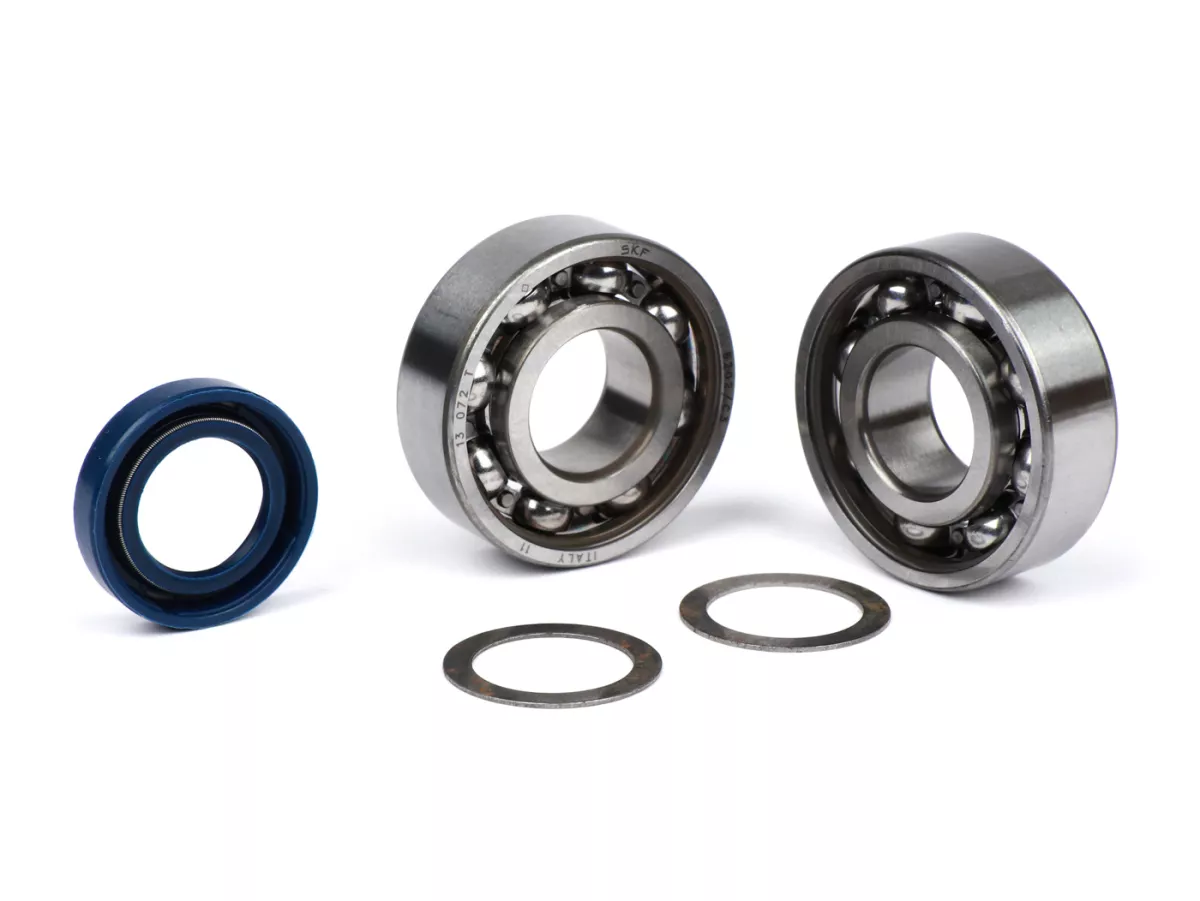 Lagersats SKF -SC- Piaggio Bravo, Boxer, Ciao, Si , SuperBravo, Grillo, Ec1 inkl. oljetätning