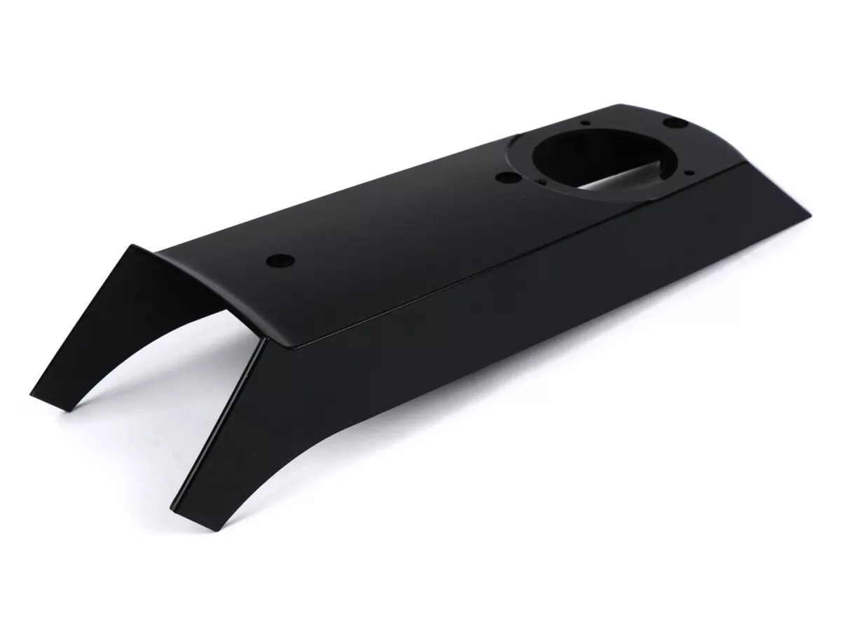 Cover-OEM- Piaggio Si, under the tank, unpainted plastic, with cut-out for horn