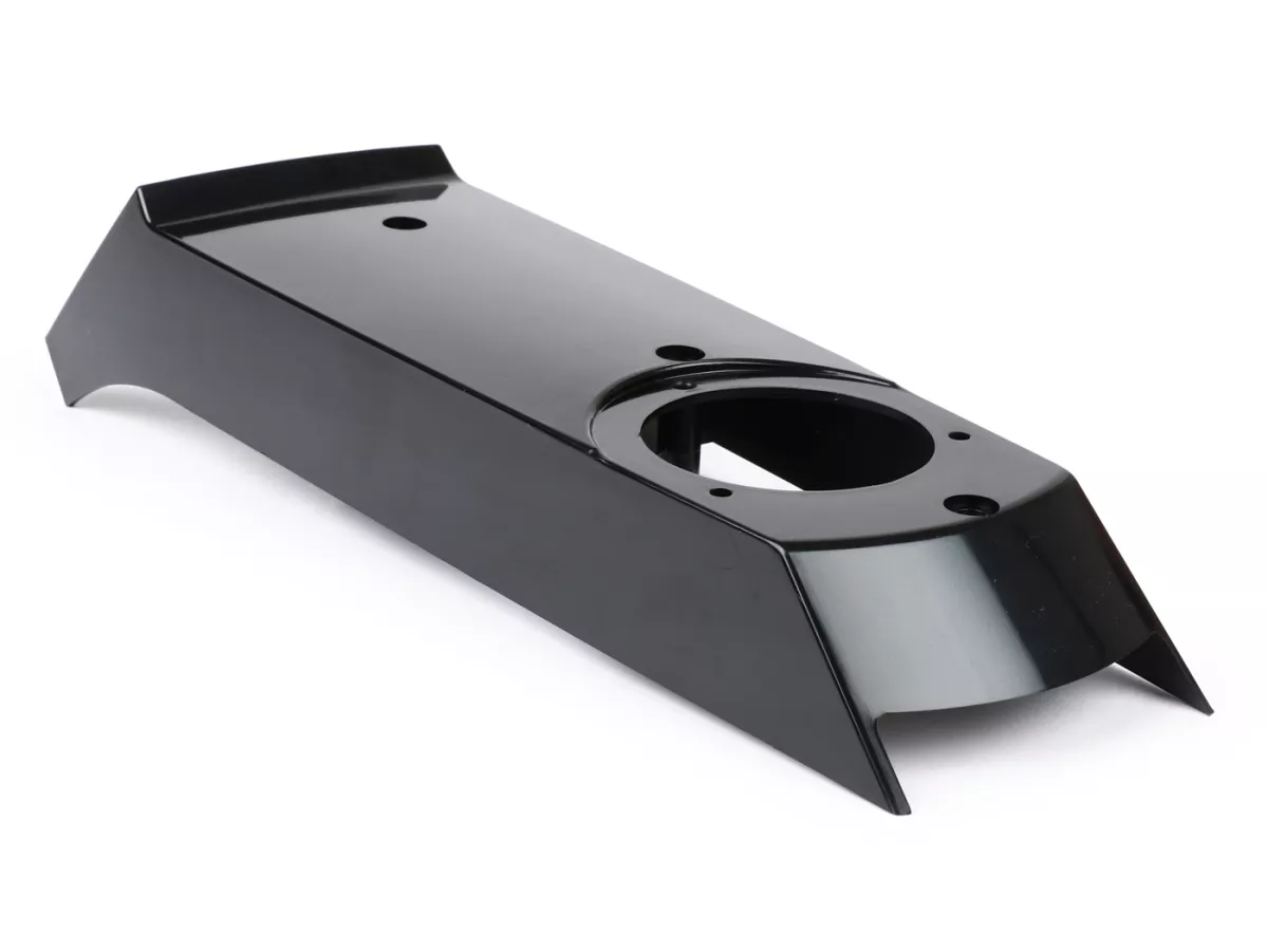 Cover-OEM- Piaggio Si, under the tank, unpainted plastic, with cut-out for horn