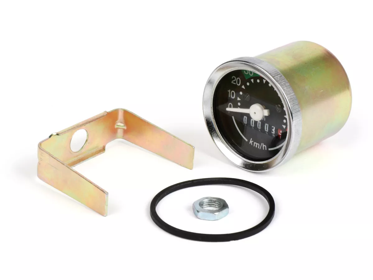Hastighetsmätare -OEM KVALITET- Ø=48mm - 80km/h liten fyrkant 1,8mm