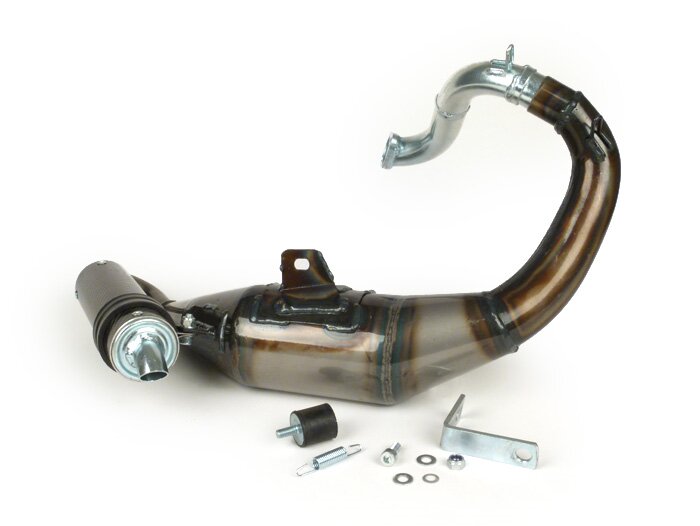 Exhaust -SIMONINI- Vespa PV125, ET3 125 lefthand Evo - carbon