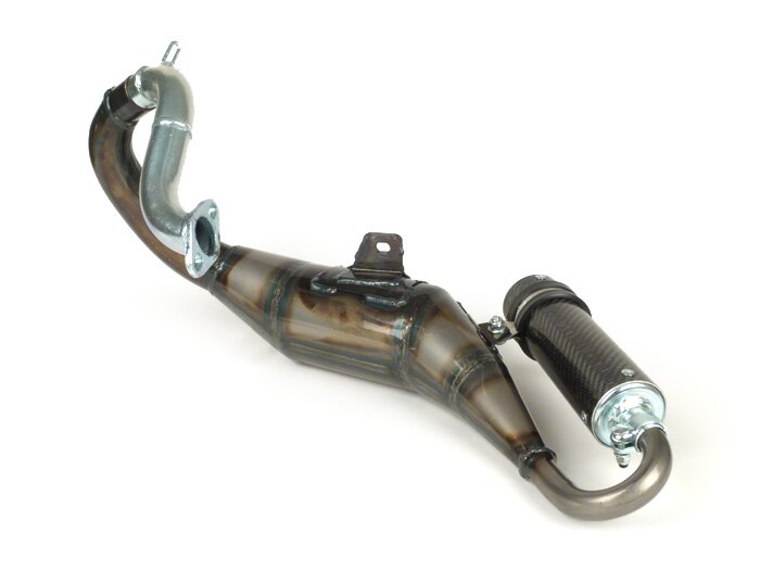 Exhaust -SIMONINI- Vespa PV125, ET3 125 lefthand Evo - carbon