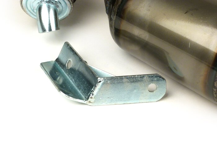 Avgasrör -SIMONINI- Vespa PK125 S/XL/ETS vänster Evo - kolfiber
