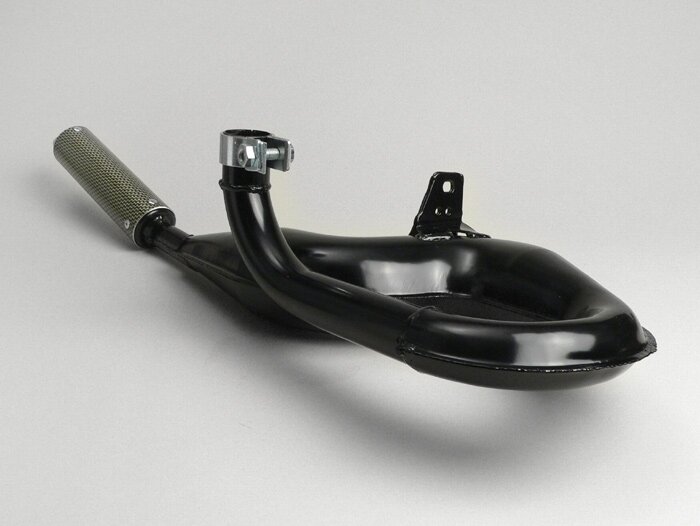 Exhaust -SIMONINI- Vespa PX80, PX125, PX150 - 166cc, 177cc - carbon silencer