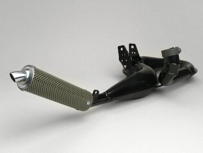 Exhaust -SIMONINI- Vespa P200 - carbon silencer