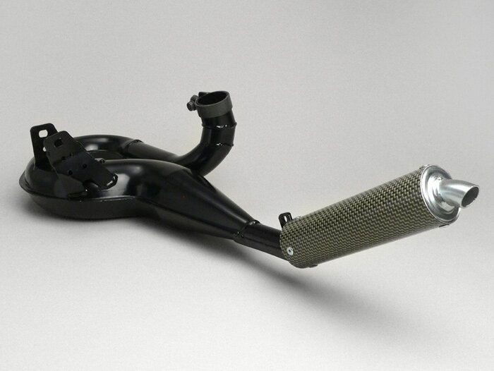 Exhaust -SIMONINI- Vespa P200 - carbon silencer