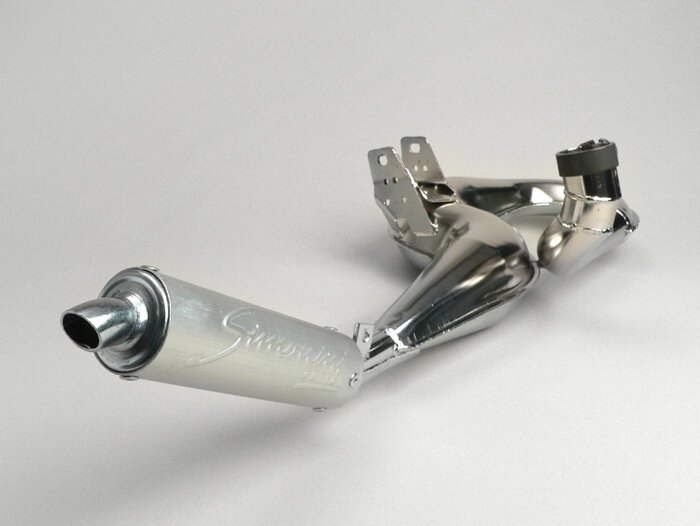 Exhaust -SIMONINI- Vespa P200 - chrome