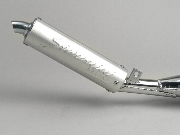 Exhaust -SIMONINI- Vespa P200 - chrome