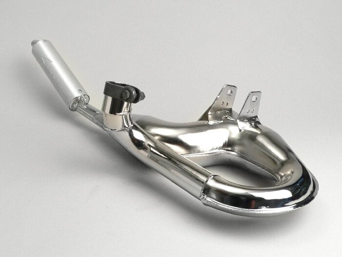 Exhaust -SIMONINI- Vespa P200 - chrome