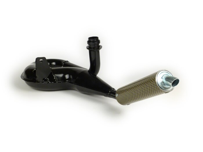 Uitlaat -SIMONINI- Vespa T5 125cc - Koolstofdemper