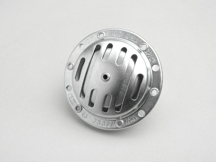 Klaxon -QUALITÉ OEM 6V CA- Vespa, Lambretta - Ø=75mm - zinc