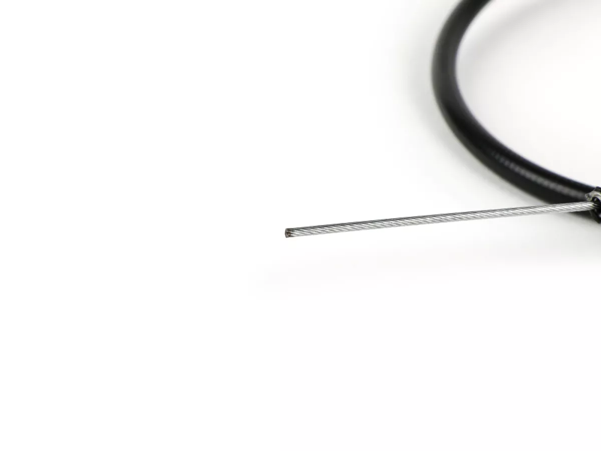 Kabel choke kit (incl. kabel en hendel) -SCOOTER CENTER- Dell'Orto PHBH, PHBL, VHSA, VHSB voor Vespa PX, T5, Rally, Sprint, GT/GTR, TS, Super, VNB, VBA, VBB