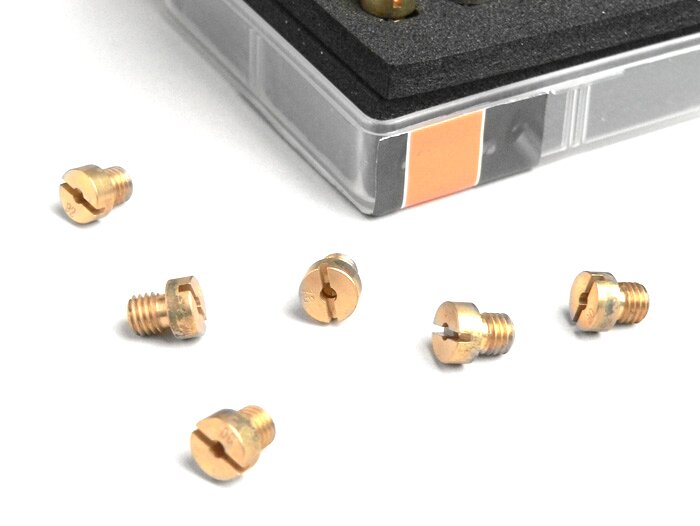 Hauptdüsenset -BGM PRO für Dellorto (Typ: 1486) 5mm- (75-98) - (75-78-80-82-85-88-90-92-95-98)