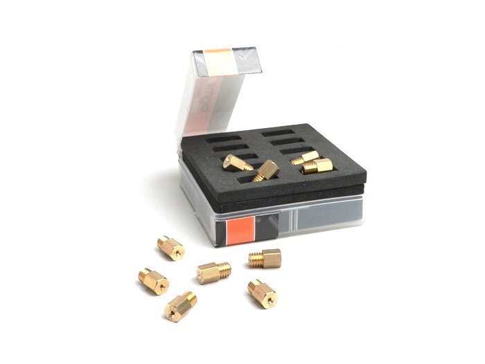 Hauptdüsenset -BGM PRO für Mikuni (Typ: 4/042) TM / TMX, Arreche 17,5 / 19 / 24 - (80-125) - (80-85-90-95-100-105-110-115-120-125)
