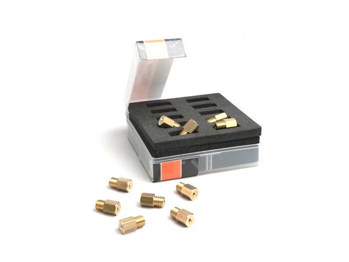 Set di getti principali -BGM PRO per Mikuni (tipo: 4/042) TM / TMX, Arreche 17,5 / 19 / 24 - (130-175) - (130-135-140-145-150-155-160-165-170-175)
