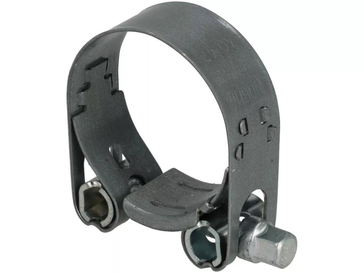 Collier de serrage coude échappement -UNIVERSEL collier à mâchoire- Ø=40-43mm