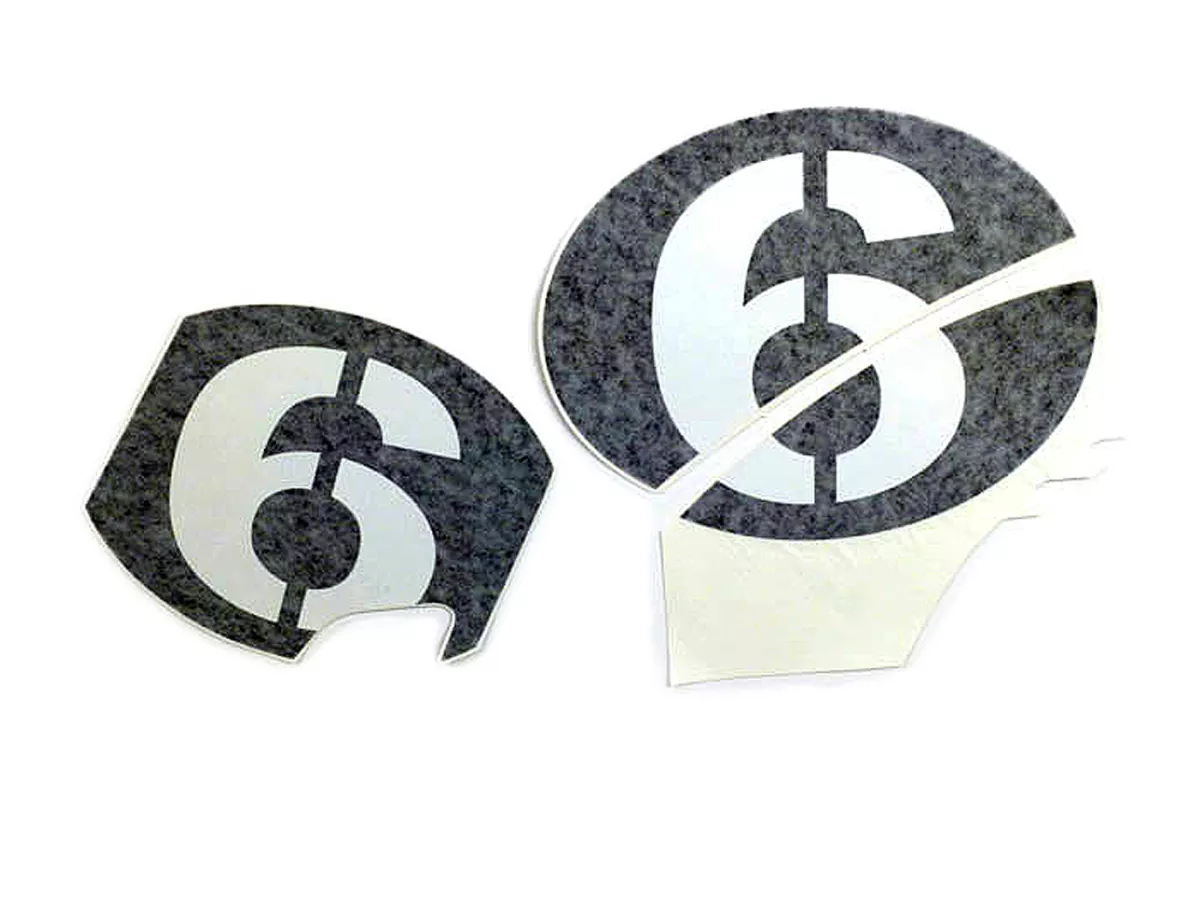Sticker set -VESPA 6 Sei Giorni 2017 - Vespa GT, GTL, GTS, GTV 125-300cc