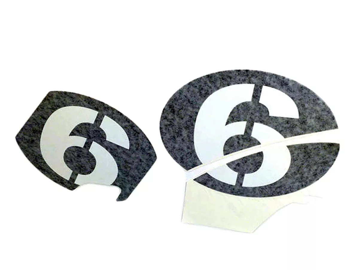 Sticker set -VESPA 6 Sei Giorni 2017 - Vespa GT, GTL, GTS, GTV 125-300cc