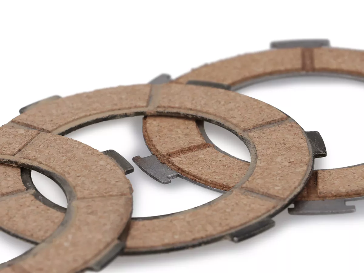 Kopplingsbelägg -VESPA typ 6 fjädrar (PX80, PX125, PX150) - 3-skivig premiumkvalitet