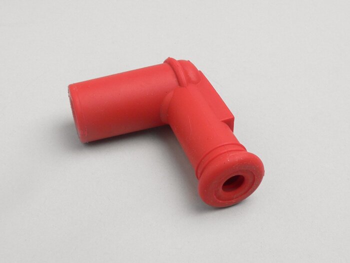 Bougiedop -KAMPIOEN- Rubber - Rood - 5kΩ