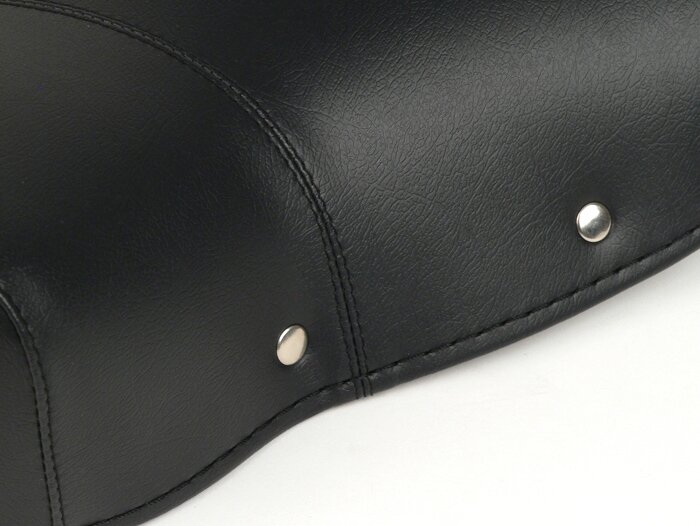 Saddle cover -(24,5cm hole centre distance) -SELLERIA TREZZI- Vespa 125 VNA1T, VNA2T, VNB1 till VNB6, Vespa 150 VB1T, VBA1T, VBB1, VBB2 - dark blue