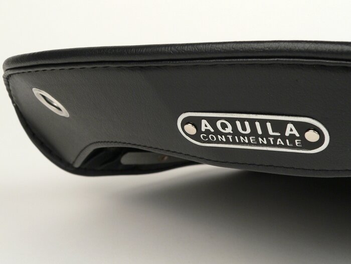 Saddle cover -(24,5cm hole centre distance) -SELLERIA TREZZI- Vespa 125 VNA1T, VNA2T, VNB1 till VNB6, Vespa 150 VB1T, VBA1T, VBB1, VBB2 - dark blue