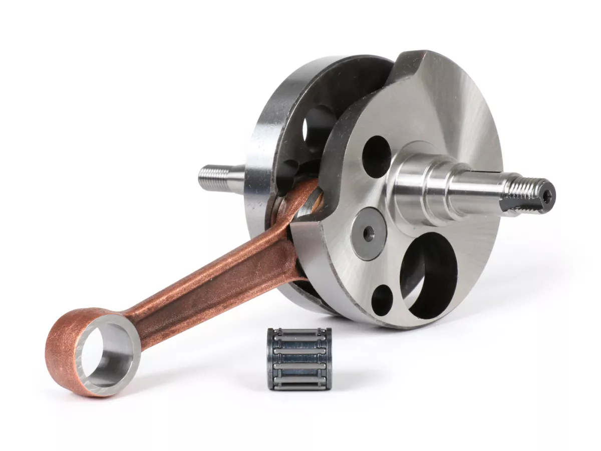 Cigüeñal -TAMENI estándar, válvula rotativa, carrera=57mm, biela=105mm- Vespa VNB, VBA, VBB, T4, Super