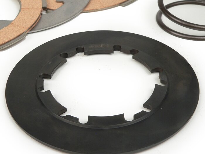 Juego de embrague -POLINI Double Spring- Vespa Smallframe V50, V90, SS50, SS90, PV125, ET3, PK50, PK80, PK50 S, PK80 S, PK125 S, PK50 XL, PK125 XL, ETS, PK50 HP, PK50 SS - BGM de 3 discos