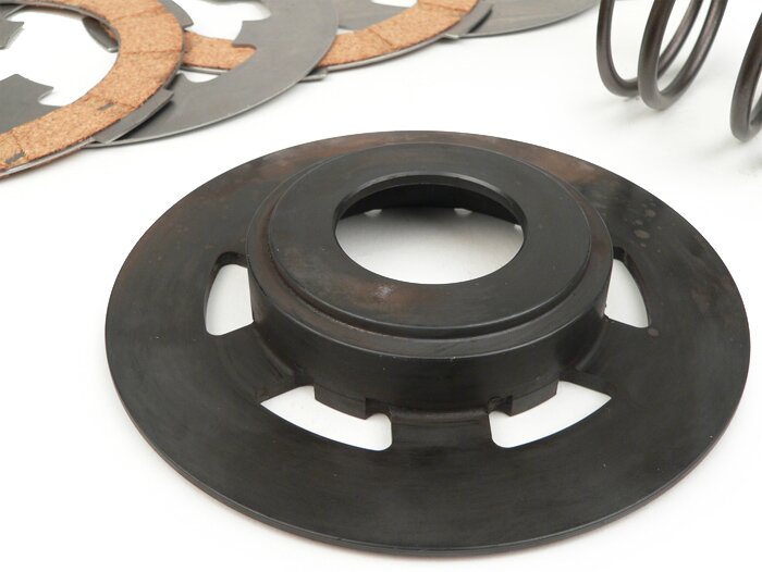 Juego de embrague -POLINI Double Spring- Vespa Smallframe V50, V90, SS50, SS90, PV125, ET3, PK50, PK80, PK50 S, PK80 S, PK125 S, PK50 XL, PK125 XL, ETS, PK50 HP, PK50 SS - Newfren de 4 discos