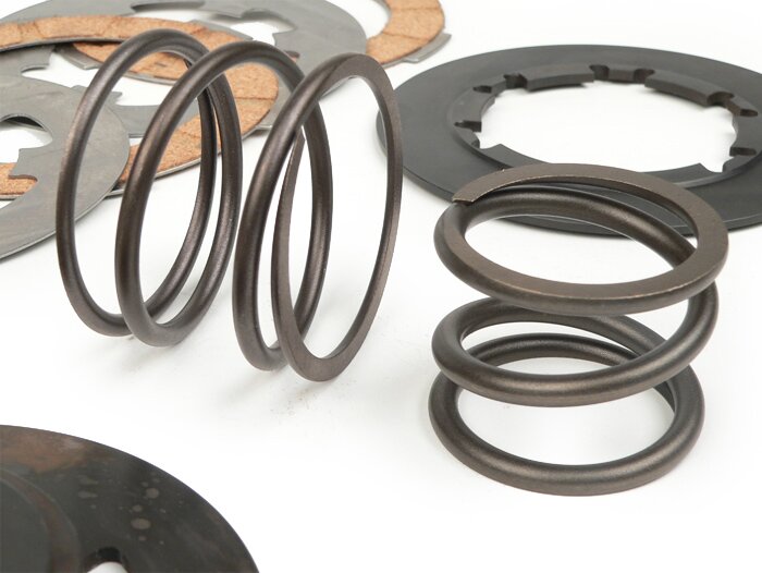 Juego de embrague -POLINI Double Spring- Vespa Smallframe V50, V90, SS50, SS90, PV125, ET3, PK50, PK80, PK50 S, PK80 S, PK125 S, PK50 XL, PK125 XL, ETS, PK50 HP, PK50 SS - Newfren de 4 discos