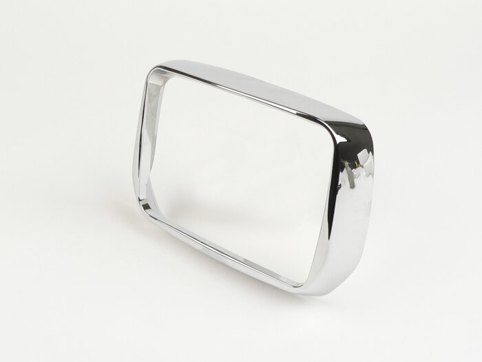 Anello di rifinitura del faro -DMP- Vespa S50, S125, S150 - cromato con paraluce