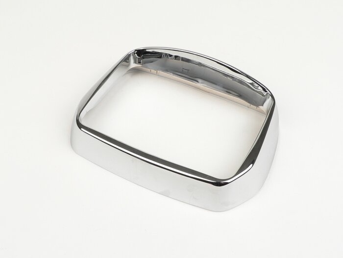 Anello di rifinitura del faro -DMP- Vespa S50, S125, S150 - cromato con paraluce