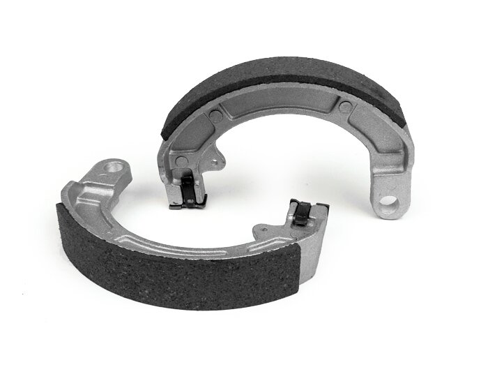 Bromsskor -PIAGGIO Ø=150x25mm front- Vespa Rally180 (VSD1T), Rally200 (VSE1T) (v), Sprint (v), TS (v), GT125 (VNL2T) (v), GTR125 (VNL2T) (v), GL150 (VLA1T) (v), SS180 (v), GS160 (v), GS150 / GS3 (VS1T-VS4T) (vh) (VS5T) (v)