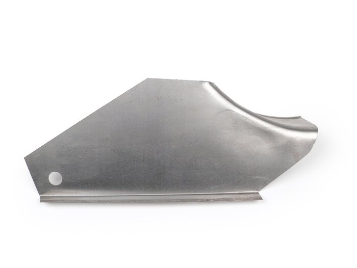 Riparazione piastra telaio tunnel posteriore parte destra -QUALITA' OEM- Vespa PX, T5 125cc, Rally180 (VSD1T), Rally200 (VSE1T), Sprint, TS, Super, GL, SS180 (VSC1T), GS160 / GS4 (VSB1T), VNB, VNA, VBB, VBA