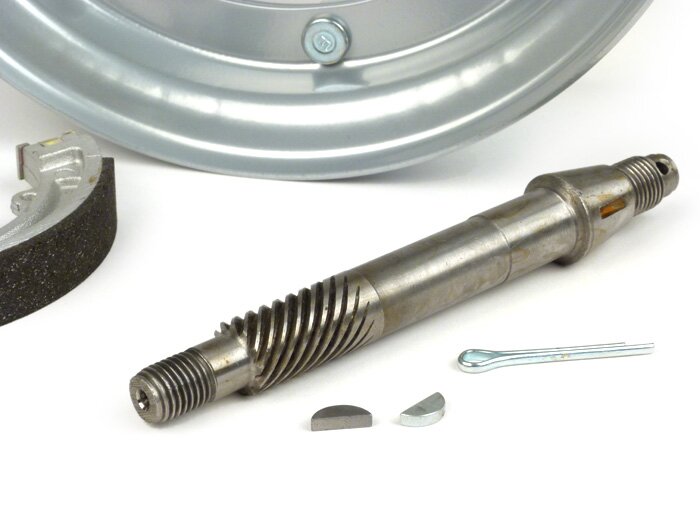 Konverteringssats 8 tum sluten fälg till öppen fälg fram -OEM KVALITET- Vespa Wideframe V1, V15, V30, V33, VU, VM, VN, VNA, Hoffmann, VNB, VL, VB, VBA, VBB
