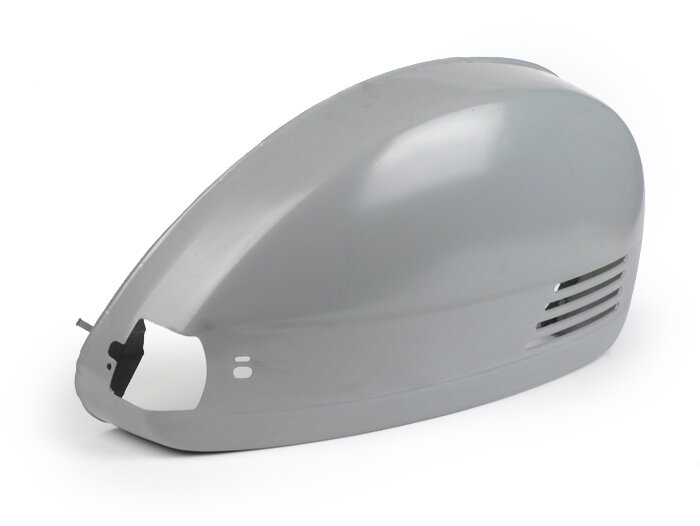 Side panel with ventilation slots rhs -LML- Vespa PX80, PX125, PX150, PX200, T5 125cc (models with indicators) - internal fastener
