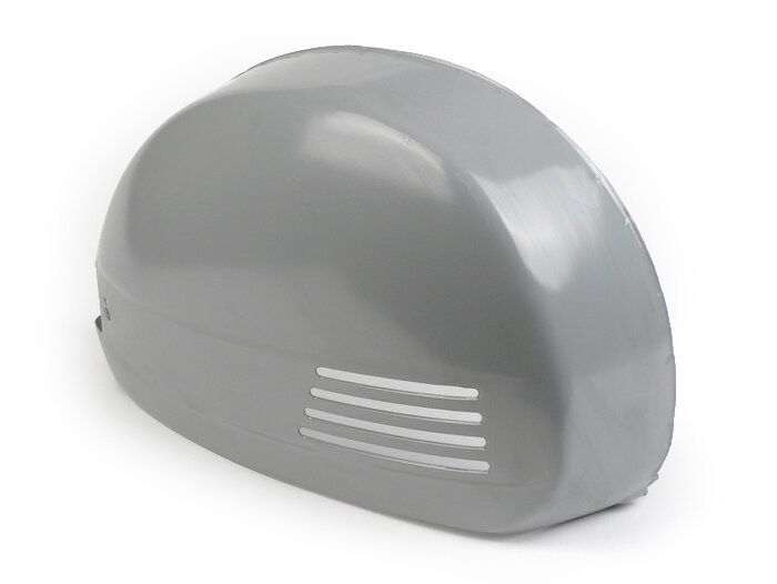 Side panel with ventilation slots rhs -LML- Vespa PX80, PX125, PX150, PX200, T5 125cc (models with indicators) - internal fastener