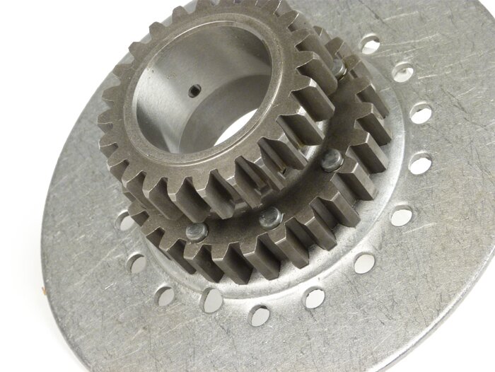 Clutch sprocket -DRT Vespa type 7 springs (Rally200, PX200, T5 125cc)- for primary gear DRT 62 tooth (straight) - 24 tooth