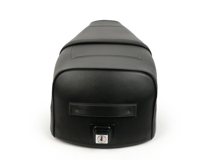 Seat -VESPA- PX EFL (till 1997) - strap, with badge holder P-Range (1977-1983)