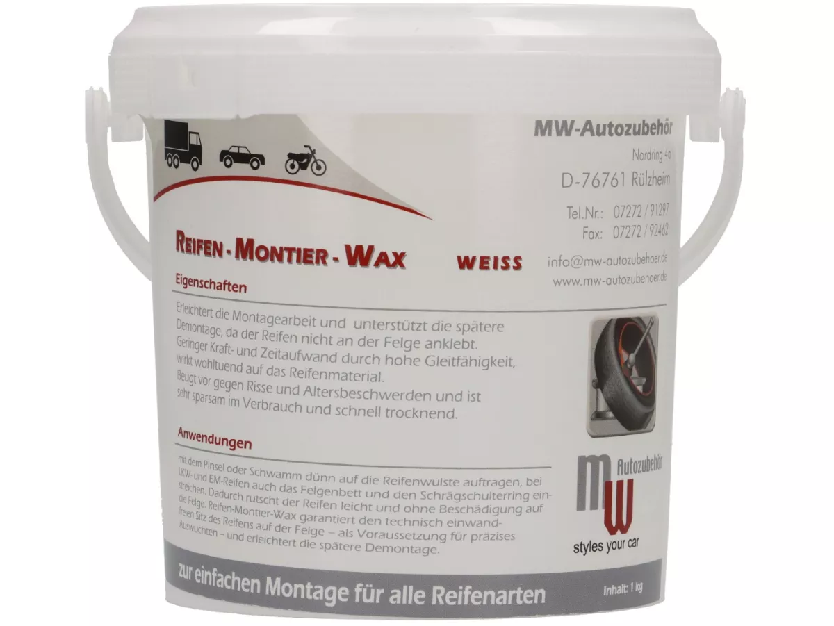 Däckmonteringspasta, vit -ECON- 1 kg