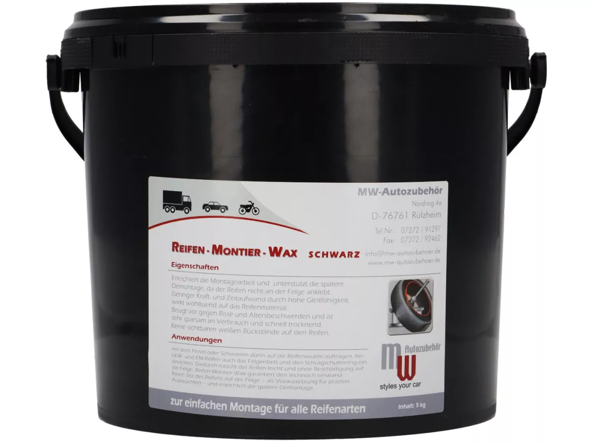 Bandenmontagepasta, zwart -ECON- 5 kg