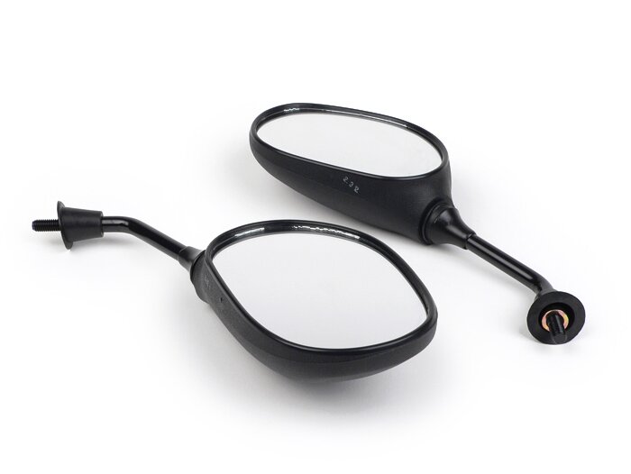 Mirror-Set -Universal with E-mark- M8 right-hand thread