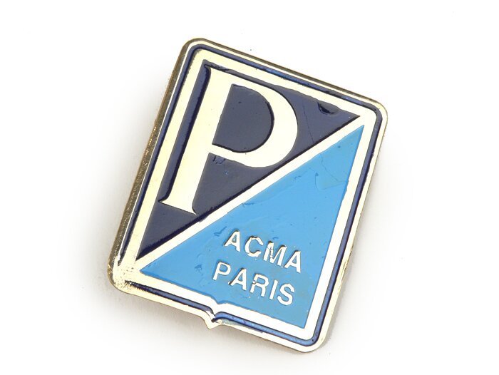 Huruf bertingkat -VESPA- Piaggio A.C.M.A. Paris persegi panjang - (dari tahun 1959), Vespa 125 ACMA, Vespa 150 GL ACMA, Vespa 150 GS ACMA- untuk perekatan