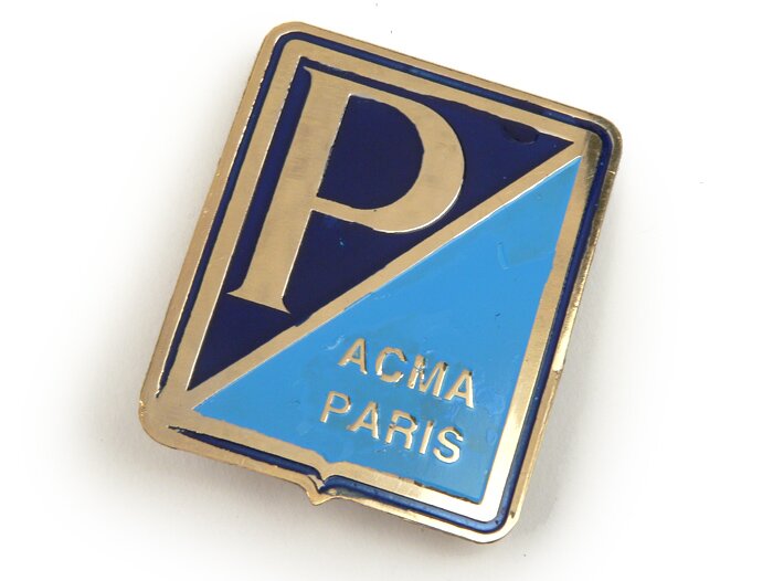 Huruf bertingkat -VESPA- Piaggio A.C.M.A. Paris persegi panjang - (dari tahun 1959), Vespa 125 ACMA, Vespa 150 GL ACMA, Vespa 150 GS ACMA- untuk perekatan