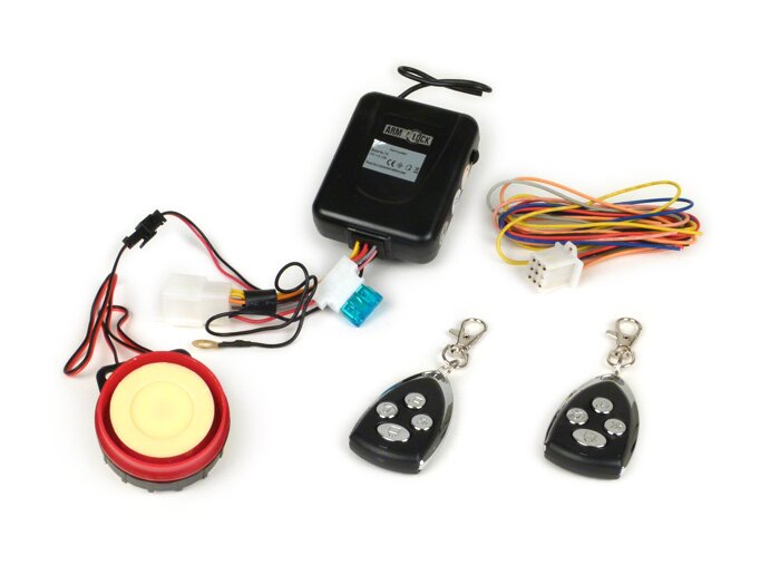 Sistema de alarma con mando a distancia por radio -ARMLOCK- incl. inmovilizador