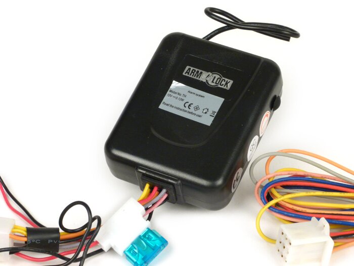 Sistema de alarma con mando a distancia por radio -ARMLOCK- incl. inmovilizador