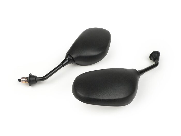 Mirror set -OEM QUALITY- with E-mark- M8 right-hand thread (rhs with left-hand thread)