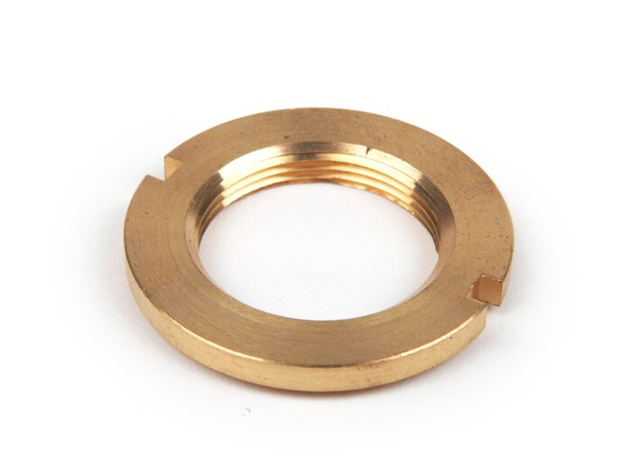 Lock Nut clutch -OEM QUALITY- Vespa GS150 / GS3, GS160, SS180, Ø=33,5mm, Attention: left-hand thread