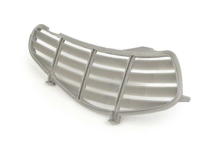 Bagageutrymmesgaller - Ventilationsgaller, grått, vänster -PIAGGIO- Vespa GT 250 (ZAPM45102), Vespa GT L 125 (ZAPM31100, ZAPM31101), Vespa GT L 200 (ZAPM31200), Vespa GTS 125 (ZAPM31300, ZAPMA3100, ZAPMA3200), Vespa GTS 150 (ZAPMA3200, ZAPMA3100), Vespa G