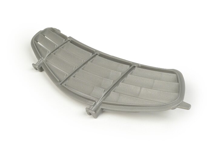 Bagageutrymmesgaller - Ventilationsgaller, grått, vänster -PIAGGIO- Vespa GT 250 (ZAPM45102), Vespa GT L 125 (ZAPM31100, ZAPM31101), Vespa GT L 200 (ZAPM31200), Vespa GTS 125 (ZAPM31300, ZAPMA3100, ZAPMA3200), Vespa GTS 150 (ZAPMA3200, ZAPMA3100), Vespa G
